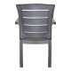 CADERA CHAIR WOODEN STYLE GRAY