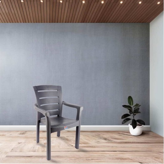 CADERA CHAIR WOODEN STYLE GRAY