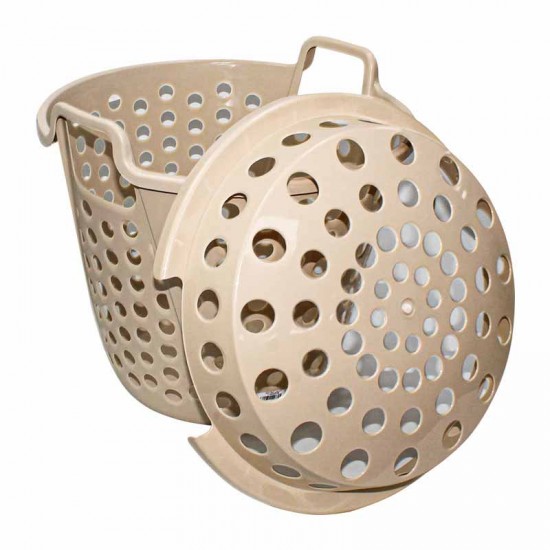 BUBBLE LAUNDRY BASKET 40 LTRS. BEIGE
