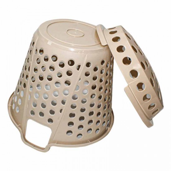 BUBBLE LAUNDRY BASKET 40 LTRS. BEIGE