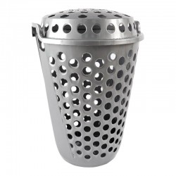 BUBBLE LAUNDRY BASKET 60 LTRS. SILVER