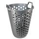 BUBBLE LAUNDRY BASKET 60 LTRS. SILVER