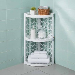 AL-NAJUM CORNER SHELF WHITE