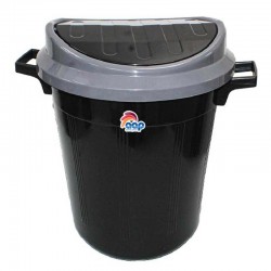 سطل 85 لتر مروحى اسود