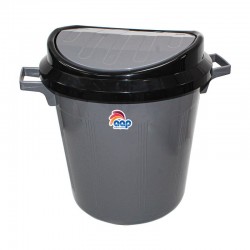 سطل 85 لتر مروحى رصاصي