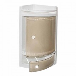 صيدلية زاوية مع الباب شفاف بيج