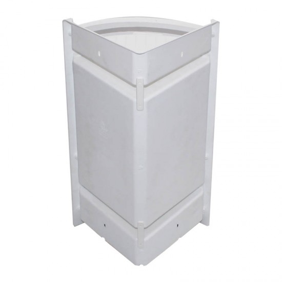 صيدلية زاوية مع الباب شفاف أبيض