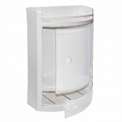 صيدلية زاوية  عريض مع الباب شفاف أبيض