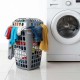 LAUNDRY BASKET MARINA SILVER LAUNDRY BASKET MARINA SILVER