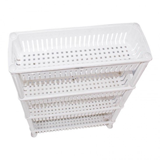 سلة مودرن 4 دور ابيض