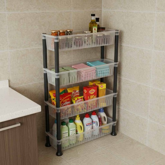 MODERN BASKET 4 LAYER CLEAR MODERN BASKET 4 LAYER CLEAR