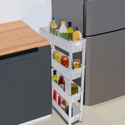 سلة مودرن 4 دور ابيض