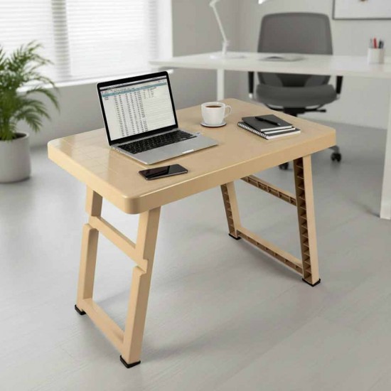 FOLDING TABLE LONG LEG BEIGE