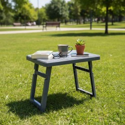 FOLDING TABLE LONG LEG GRAY