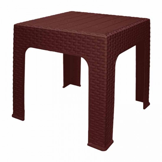 RATTAN CAMELLA TEA TABLE BROWN