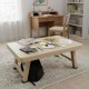 FOLDING TABLE SHORT LEG BEIGE
