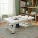 FOLDING TABLE SHORT LEG WHITE
