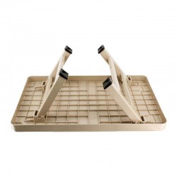 FOLDING TABLE SHORT LEG BEIGE