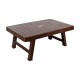 FOLDING TABLE SHORT LEG BROWN