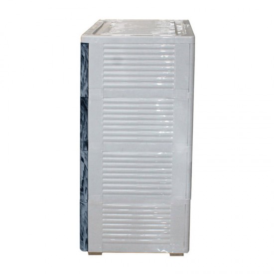 درج عريض 4 دور لون خشبى ازرق