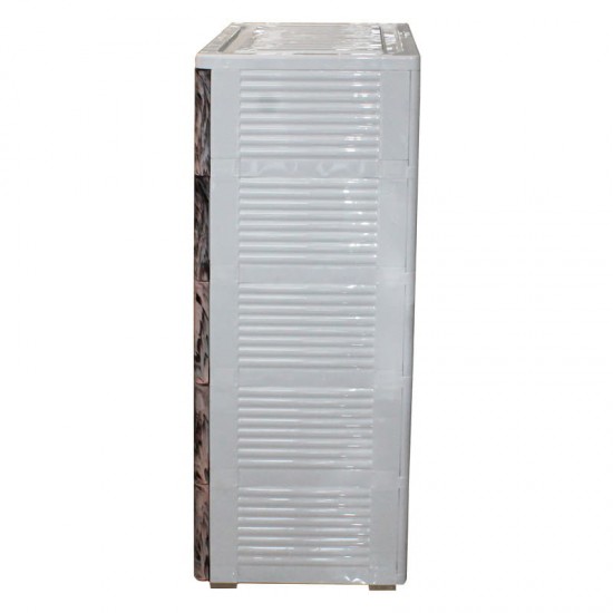 SHANTO DRAWER 5 LAYER WOOD PRINT CREAMY