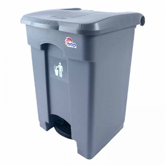 برميل بدعسة كلينا ٧٠ لتر رصاصي