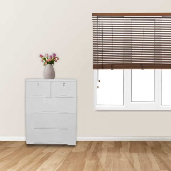 درج شانتو 3 دور كبير +2 صغير ابيض