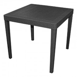 طاولة راتان أسود