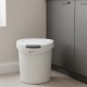 Waste Bin with Lid White