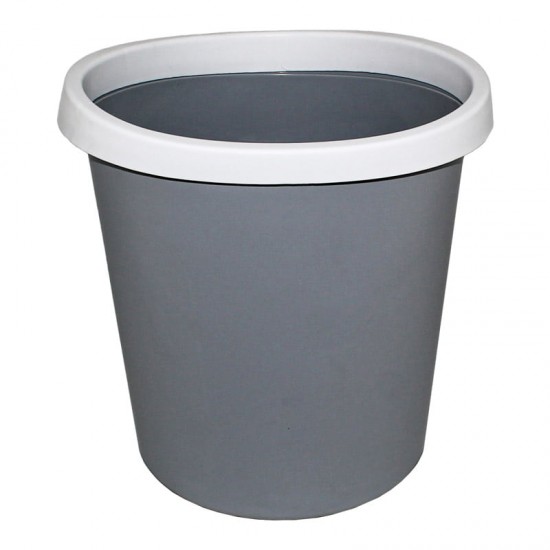 Waste Bin Without Lid Gray