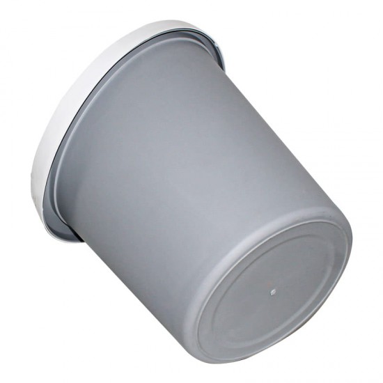 Waste Bin Without Lid Gray