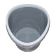 Waste Bin Without Lid Gray