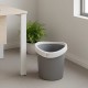 Waste Bin Without Lid Gray