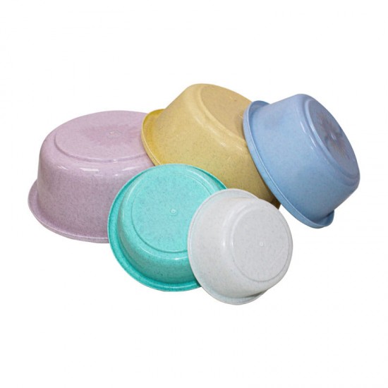 Basin 5 Pcs Set Assorted Colors
