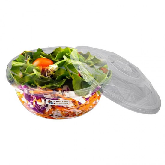 TRANSPARENT BASIN 14.5 INCH WITH LID