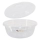 TRANSPARENT BASIN 14.5 INCH WITH LID