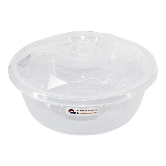 TRANPARENT BASIN WITH LID 11.5 INCH TRANPARENT BASIN WITH LID 11.5 INCH