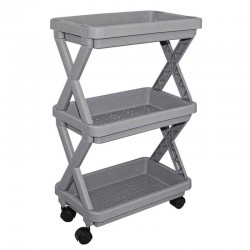 رف أكس ٣ دور متعدد  الاستخدام رصاصي