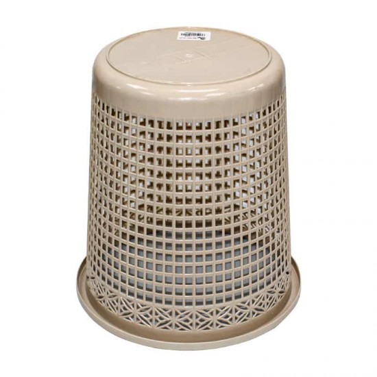 Waste Basket Small Beige