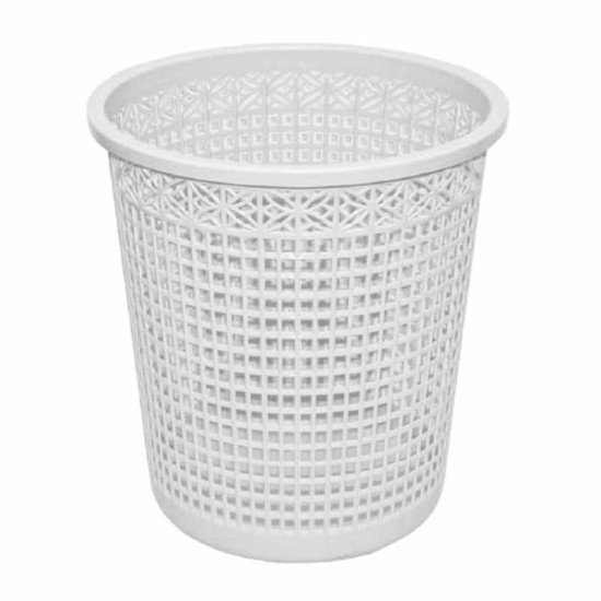 Waste Basket Small White