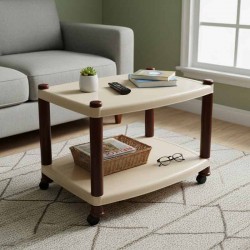RACK TABLE 2 LAYER BEIGE