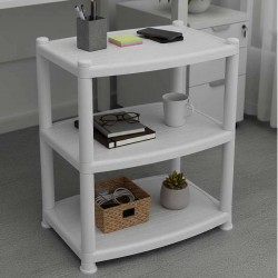 RACK TABLE 3 LAYER WHITE