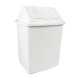 Waste Bin Swing Medium White