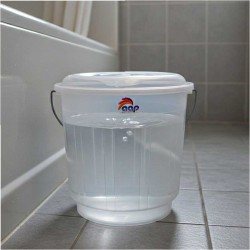 Bucket 20 ltrs. Clear