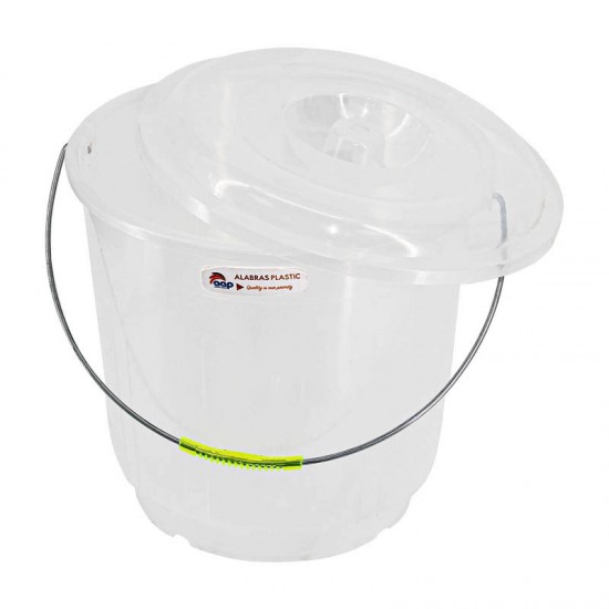 سطل 5 لتر شفاف