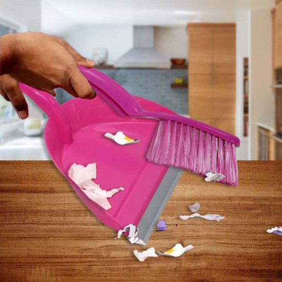 جاروف بالفرشة  2 لون