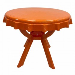 طاولة دائرية برتقالي
