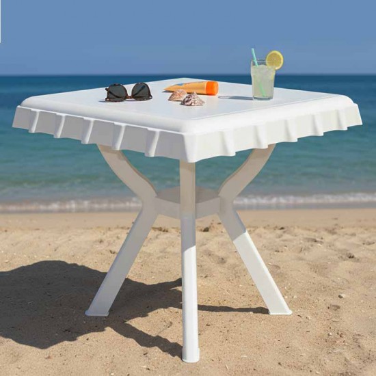 TABLE SQUARE WHITE