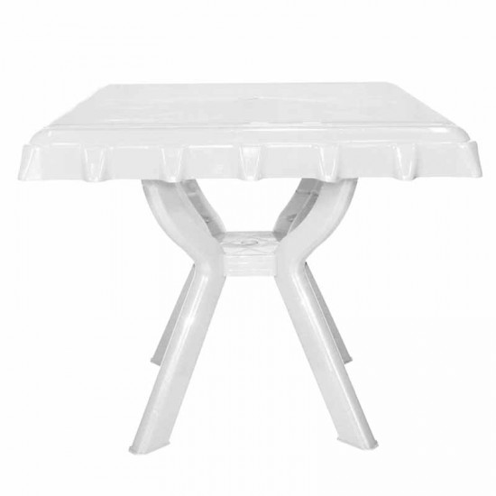 طاولة مربعة ابيض