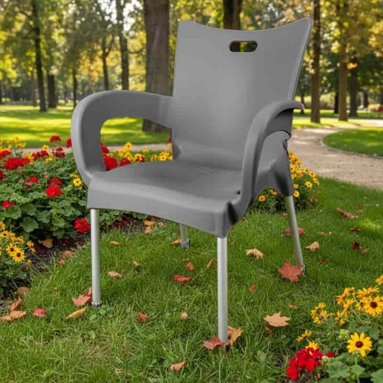 كرسى استايل رمادى